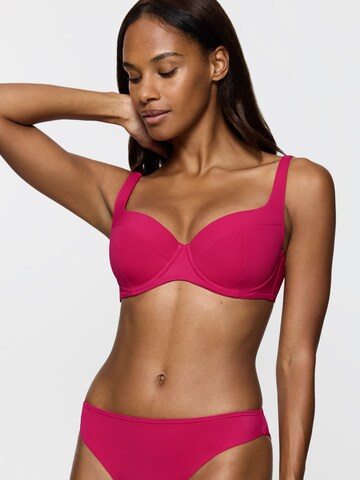 TRIUMPH Balconette Bügel-Bikini-Top ' Summer Twist ' in Pink: Vorderseite