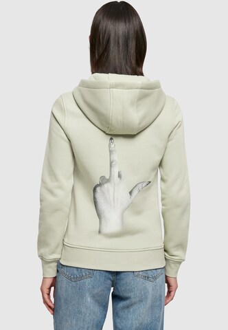 Mister Tee Sweatshirt 'I Don't Give A' i grønn: forside