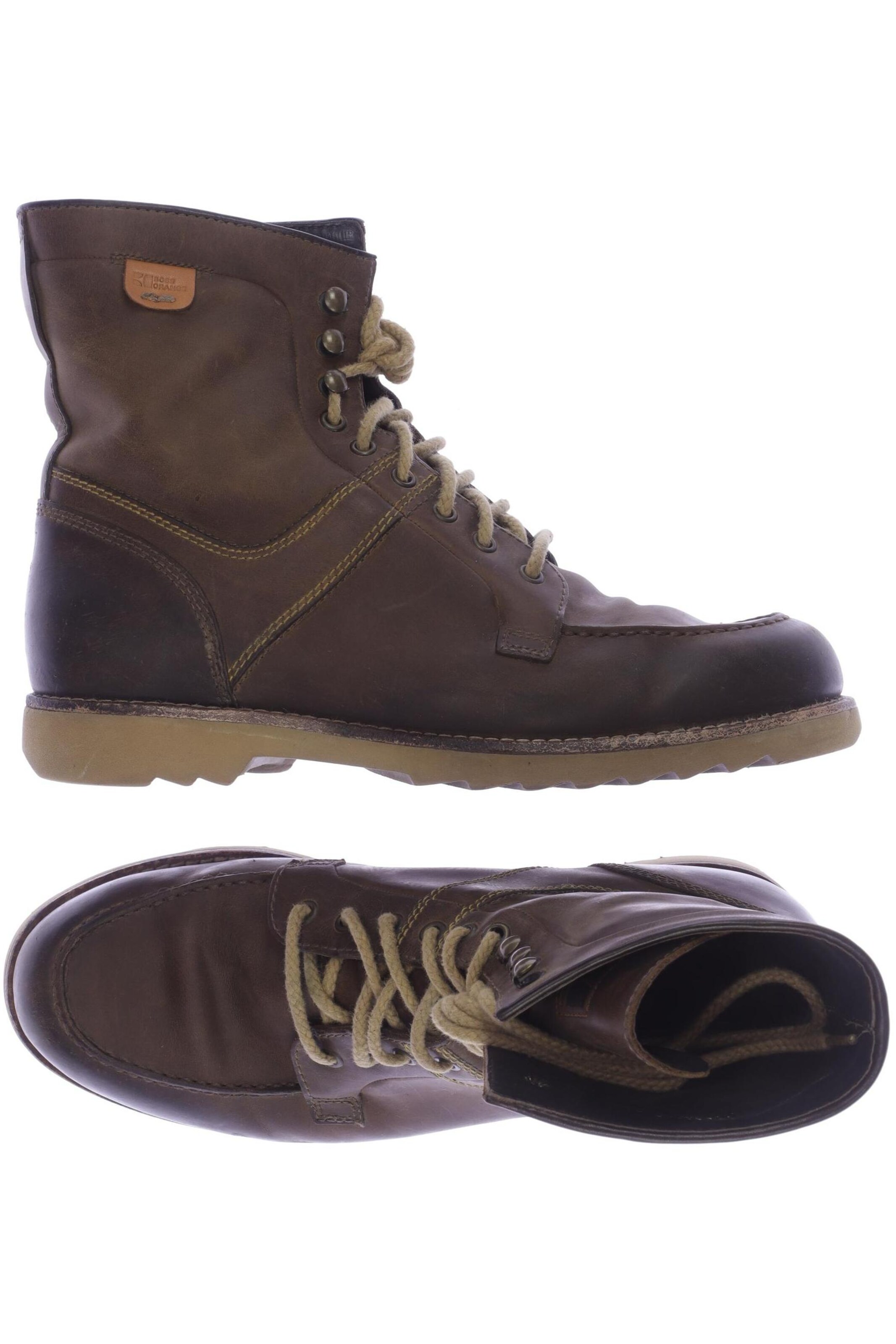 BOSS Stiefel 41,5 in Braun: Vorderseite