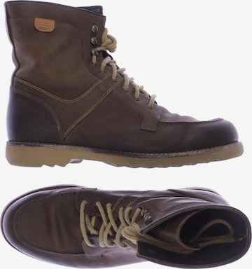 BOSS Stiefel 41,5 in Braun: Vorderseite