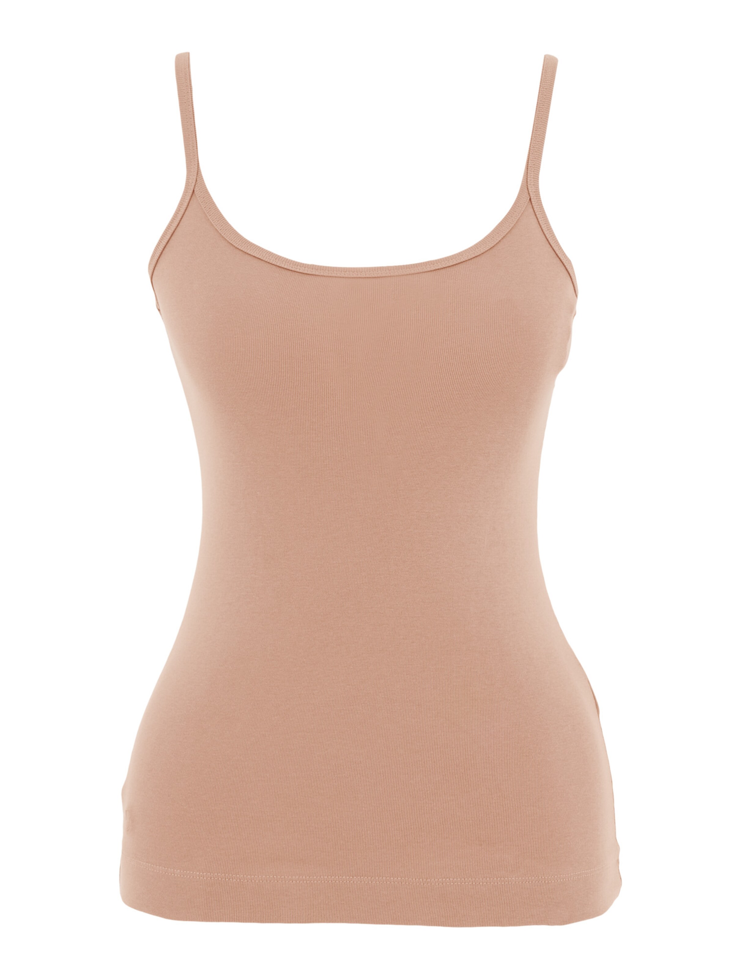Organication Top in Beige: Vorderseite