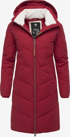 Ragwear Wintermantel 'Rebelka' in Rood: voorkant