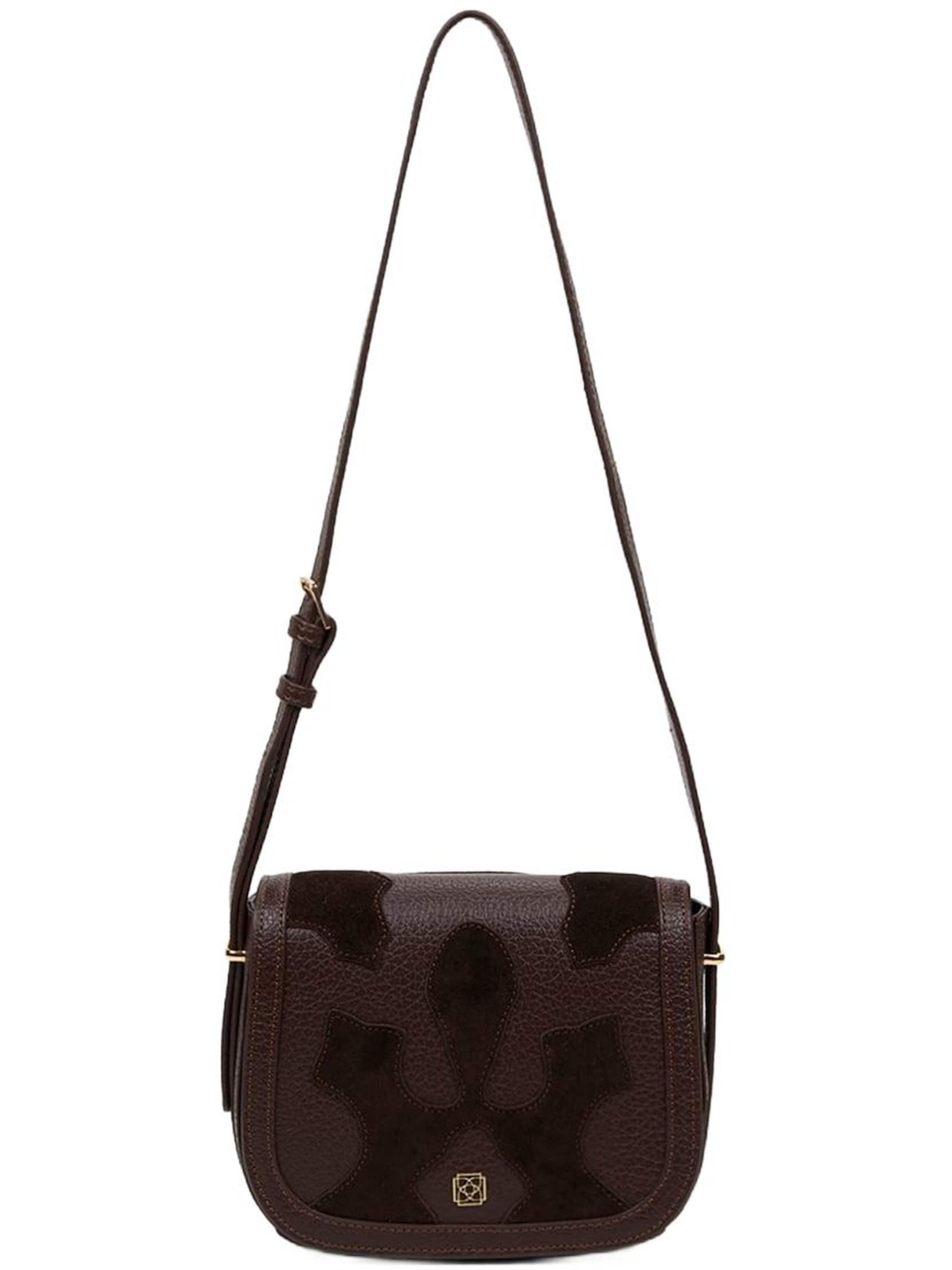 Desa Shoulder Bag 'Umhängetasche' in Brown: front