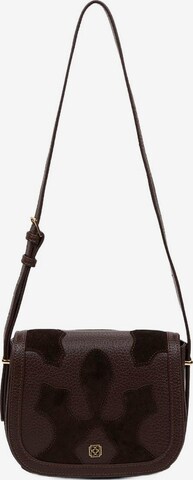 Desa Shoulder Bag 'Umhängetasche' in Brown: front