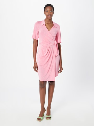 Closet London Dress in Pink: front