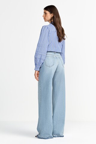 Rich & Royal Wide leg Jeans in Blue