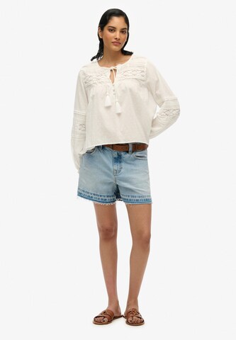 Superdry Blouse 'Ibiza' in White