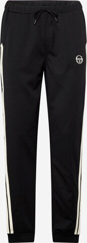 Sergio Tacchini Regular Sportbroek 'NEW DAMARINDO' in Zwart: voorkant