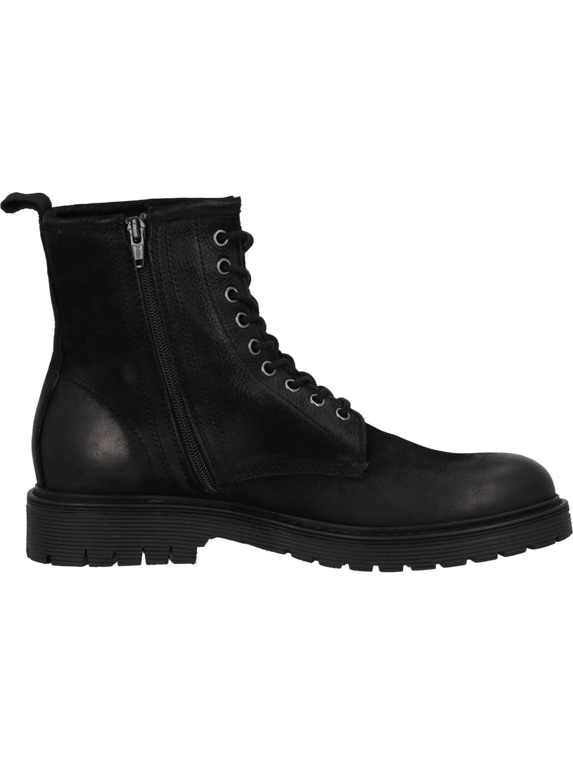 Palado Μπότες με κορδόνια 'Palado Liakian' σε μαύρο