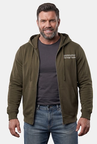 Men Plus Sweatshirt in Grün
