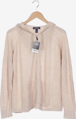 Lands‘ End Sweater & Cardigan in XL in Beige: front