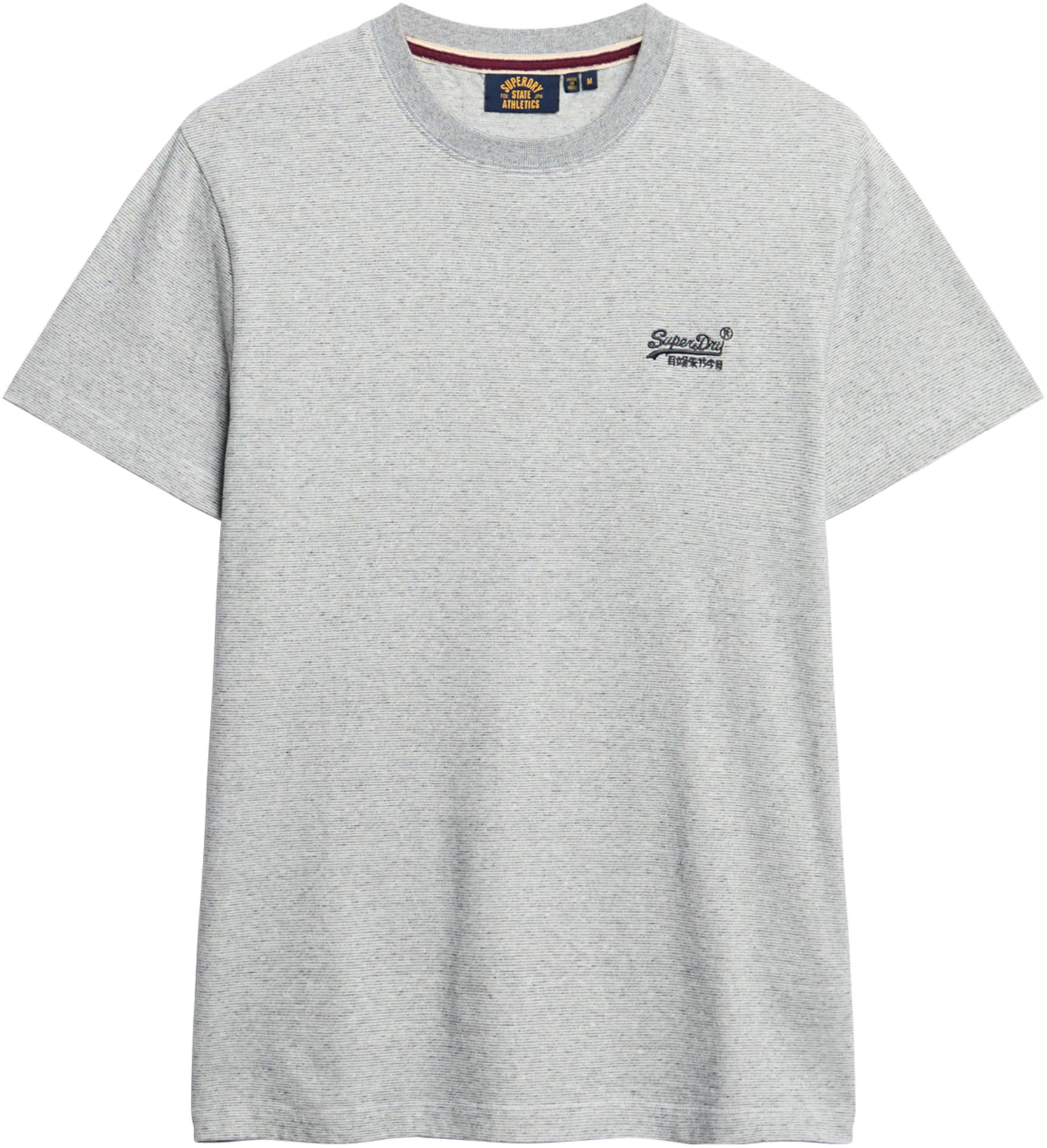 T-Shirt 'Essential' Superdry en gris : devant