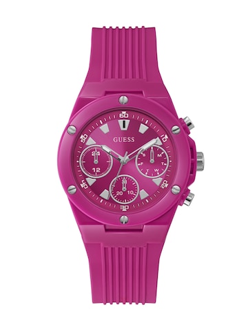 GUESS Analog Watch 'Athena' in Purple: front