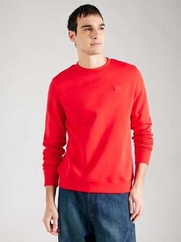 19V69 ITALIA Sweatshirt 'Nico M.P.' i röd: framsida