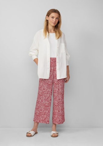 s.Oliver Wide leg Broek in Rood