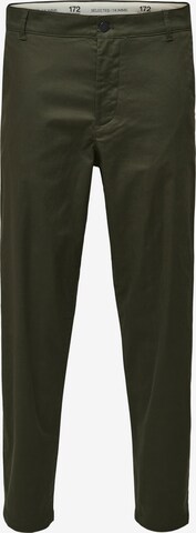 Pantaloni chino 'Repton' di SELECTED HOMME in verde: frontale