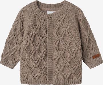 pelēks NAME IT Adīta jaka 'NBNWRUNI': no priekšpuses