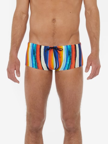 HOM Swim Trunks ' Bamboo ' in Mixed colors: front