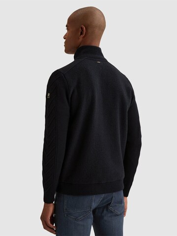 Giacchetta 'Cardigan with stand collar and zipper closure' di VANGUARD in blu