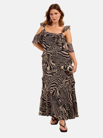 Friends Like These Summer dress in Black: front