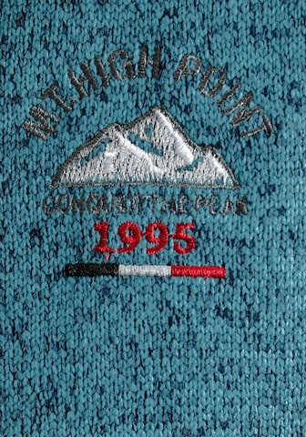 Man's World Fleece Jacket in Green