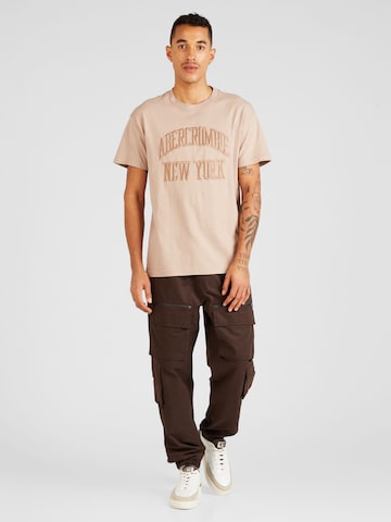 Abercrombie & Fitch Koszulka w kolorze brązowy