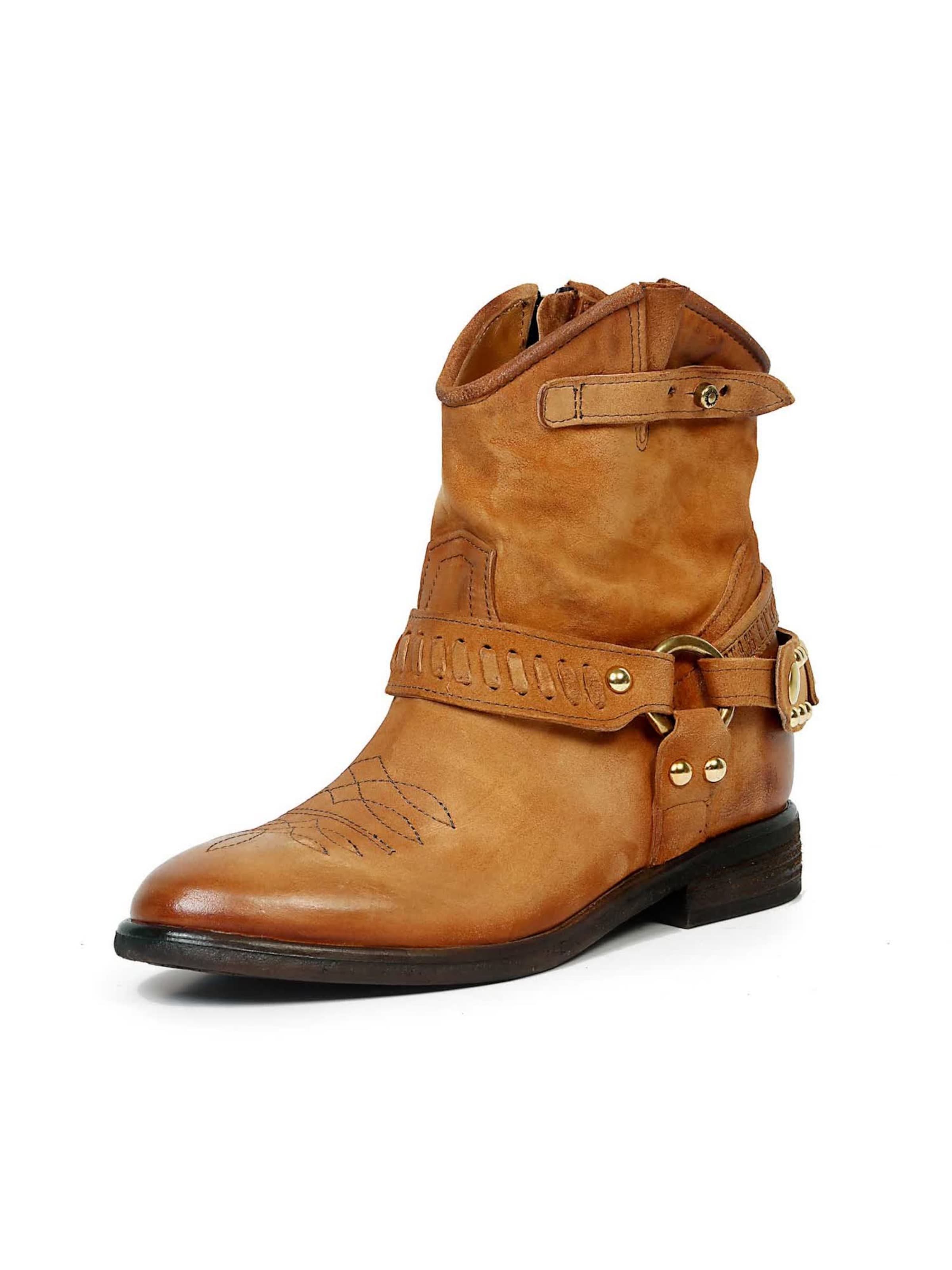 Stivale da cowboy 'Icarus' di A.S.98 in marrone: frontale