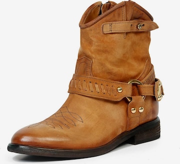 Bottes de cowboy 'Icarus' A.S.98 en marron : devant