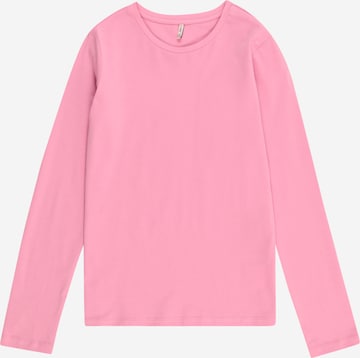 KIDS ONLY Shirt in Roze: voorkant