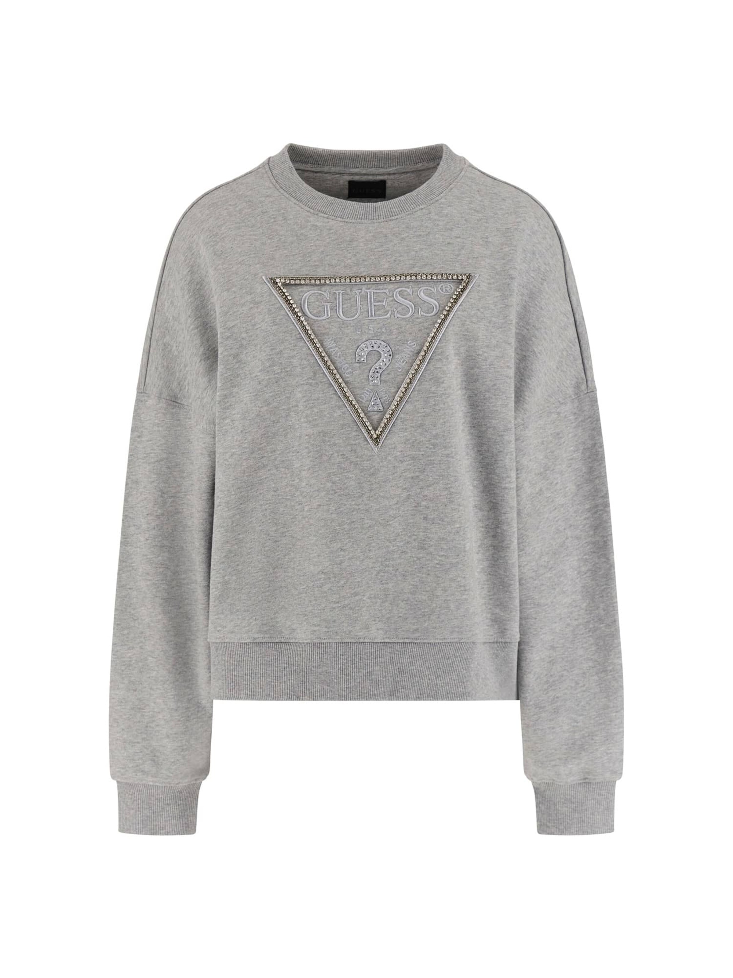 GUESS Sweatshirt in Grau: Vorderseite