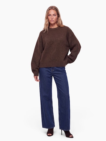 Pullover di hzl the label in marrone