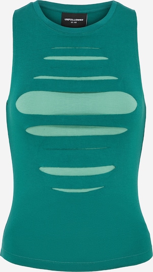 UNFOLLOWED x ABOUT YOU Shirt 'AFTER HOUR' in de kleur Groen, Productweergave