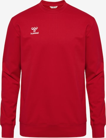 Hummel Sportsweatshirt in Rood: voorkant