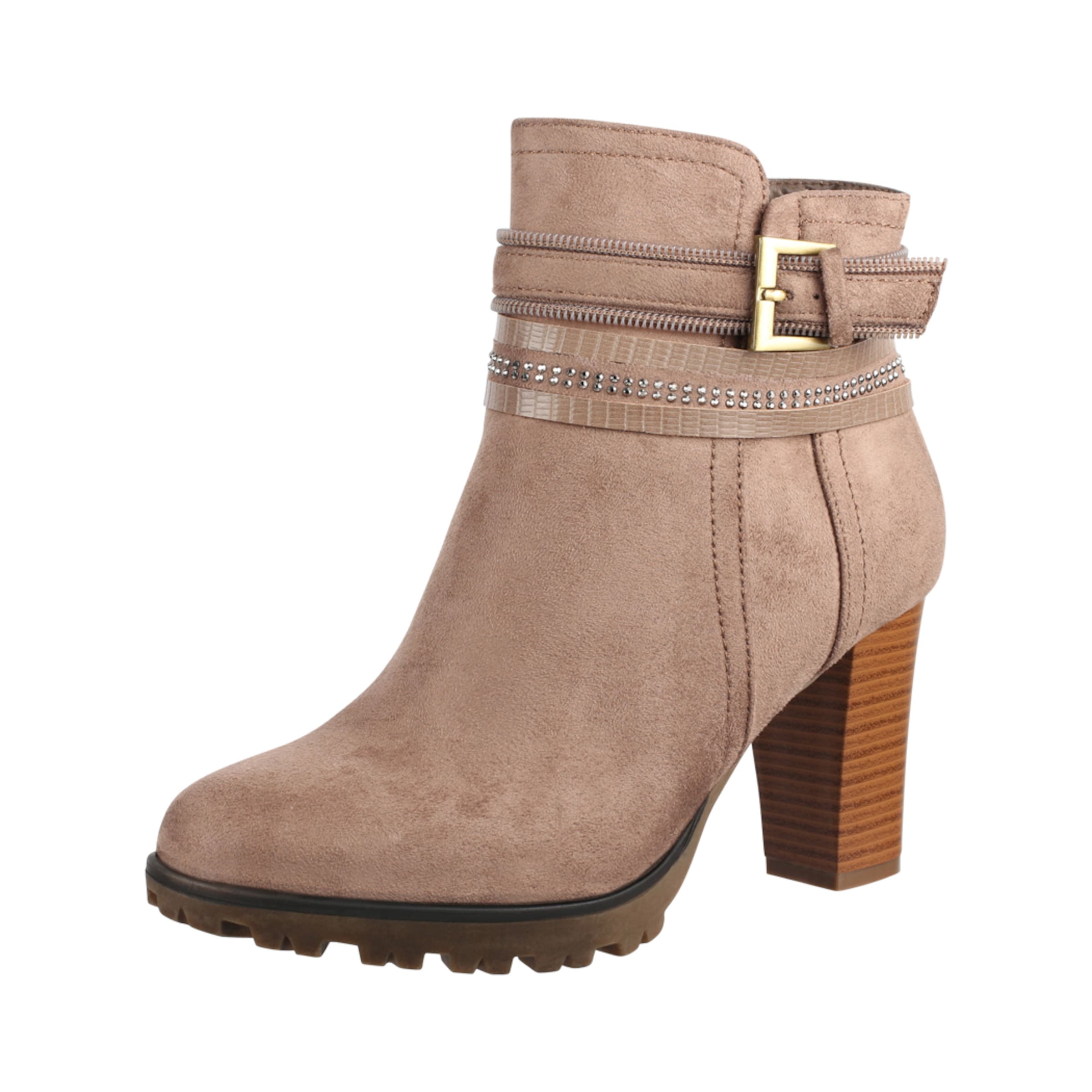 Bottines Elara en marron : devant