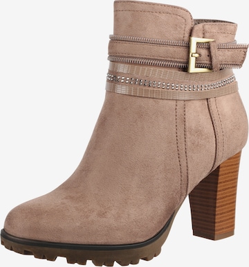 Elara Ankelstøvler i brun: forside