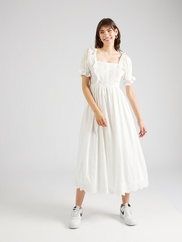 TOPSHOP Φόρεμα σε λευκό: μπροστά