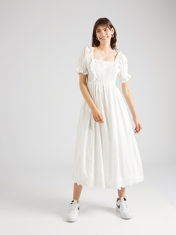 Robe TOPSHOP en blanc : devant