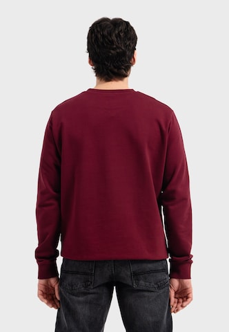 Sweat-shirt 'Plain Basic' Oldskull en rouge