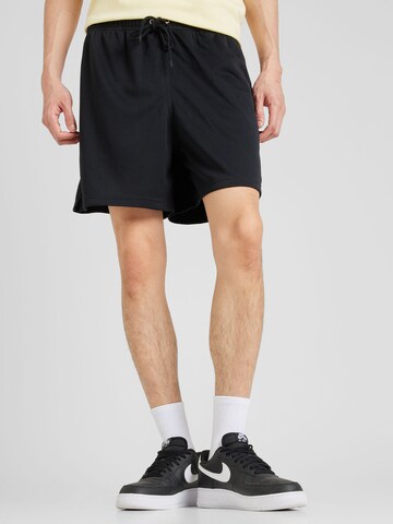 Nike Sportswear Regular Broek 'Club' in Zwart: voorkant