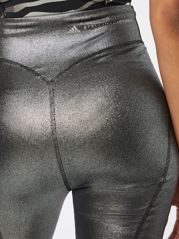 Skinny Pantalon de sport ADIDAS BY STELLA MCCARTNEY en argent