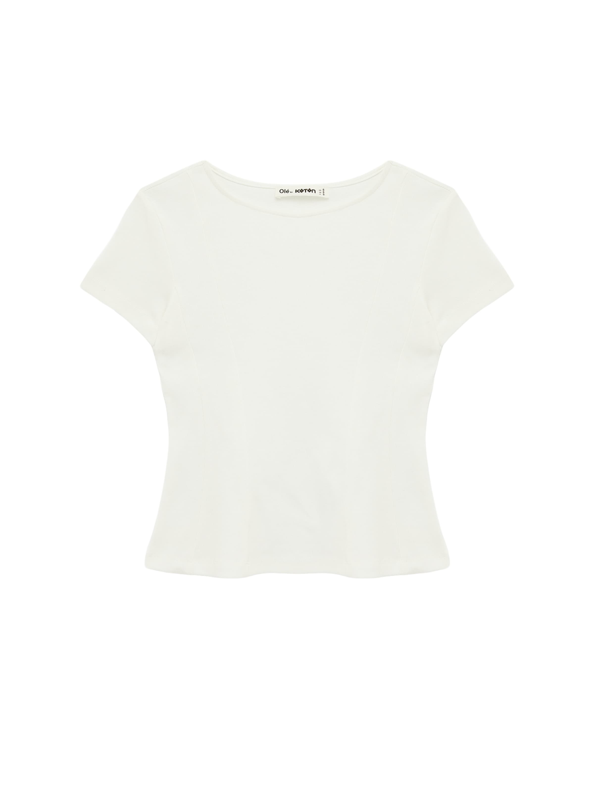 Koton Shirt in L in de kleur Beige, Productweergave