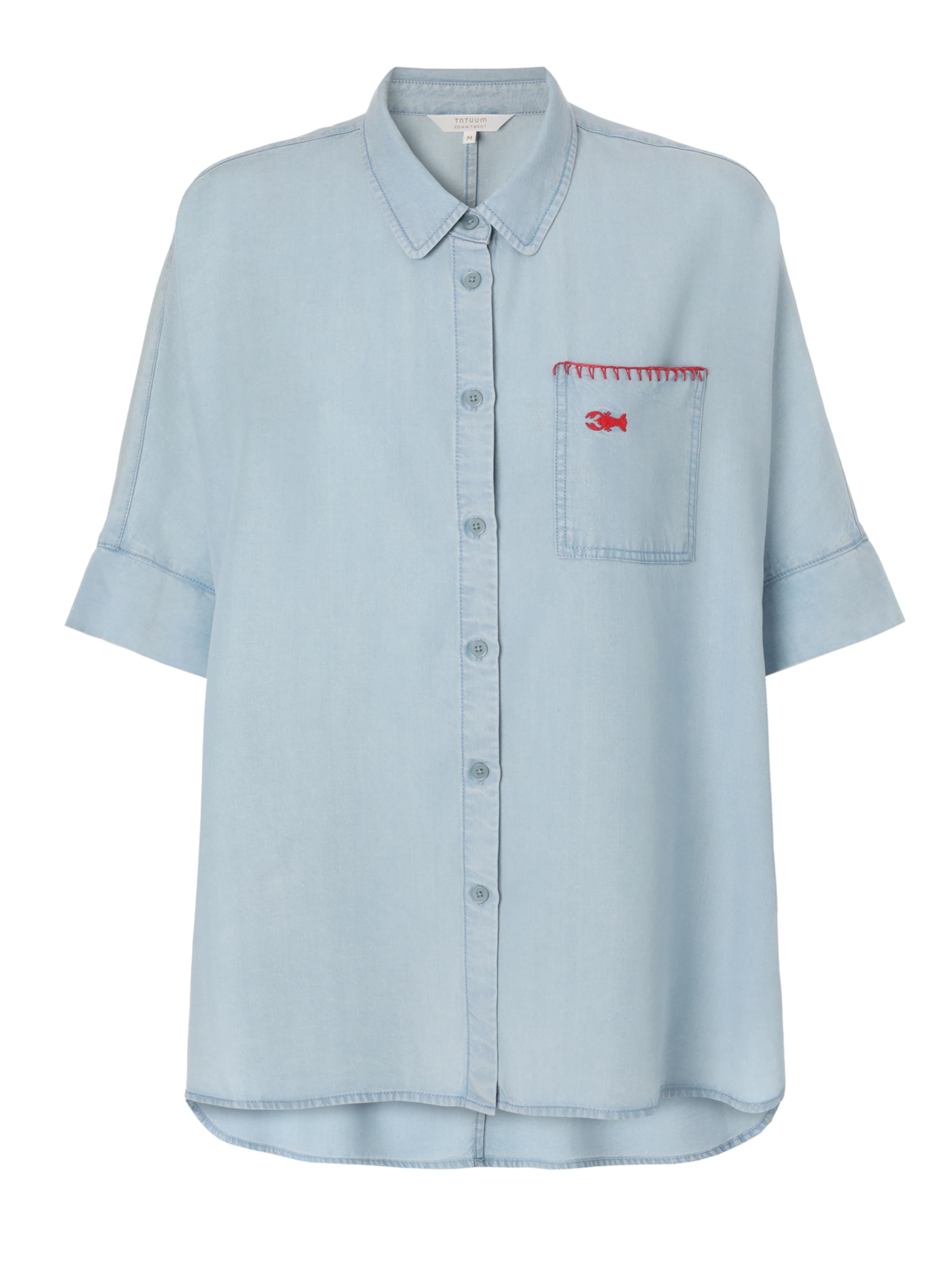 TATUUM Shirt in Blauw: voorkant