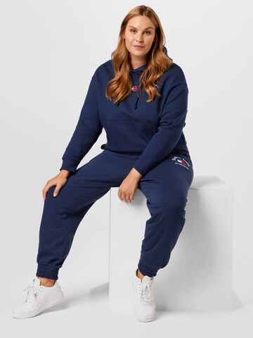 Tommy Jeans Curve Mikina – modrá