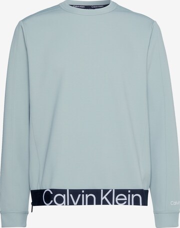 Calvin Klein Sport Athletic Sweatshirt in Green: front