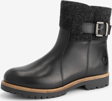 Travelin Ankle Boots 'Orkla' in Black: front