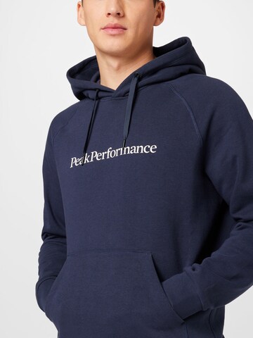 PEAK PERFORMANCE - Sweatshirt em azul