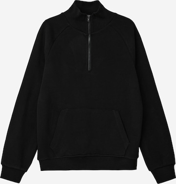 s.Oliver Sweatshirt in Zwart: voorkant