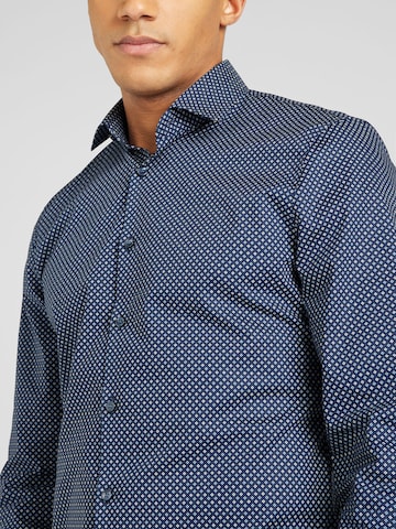 OLYMP Klasický střih Košile – modrá