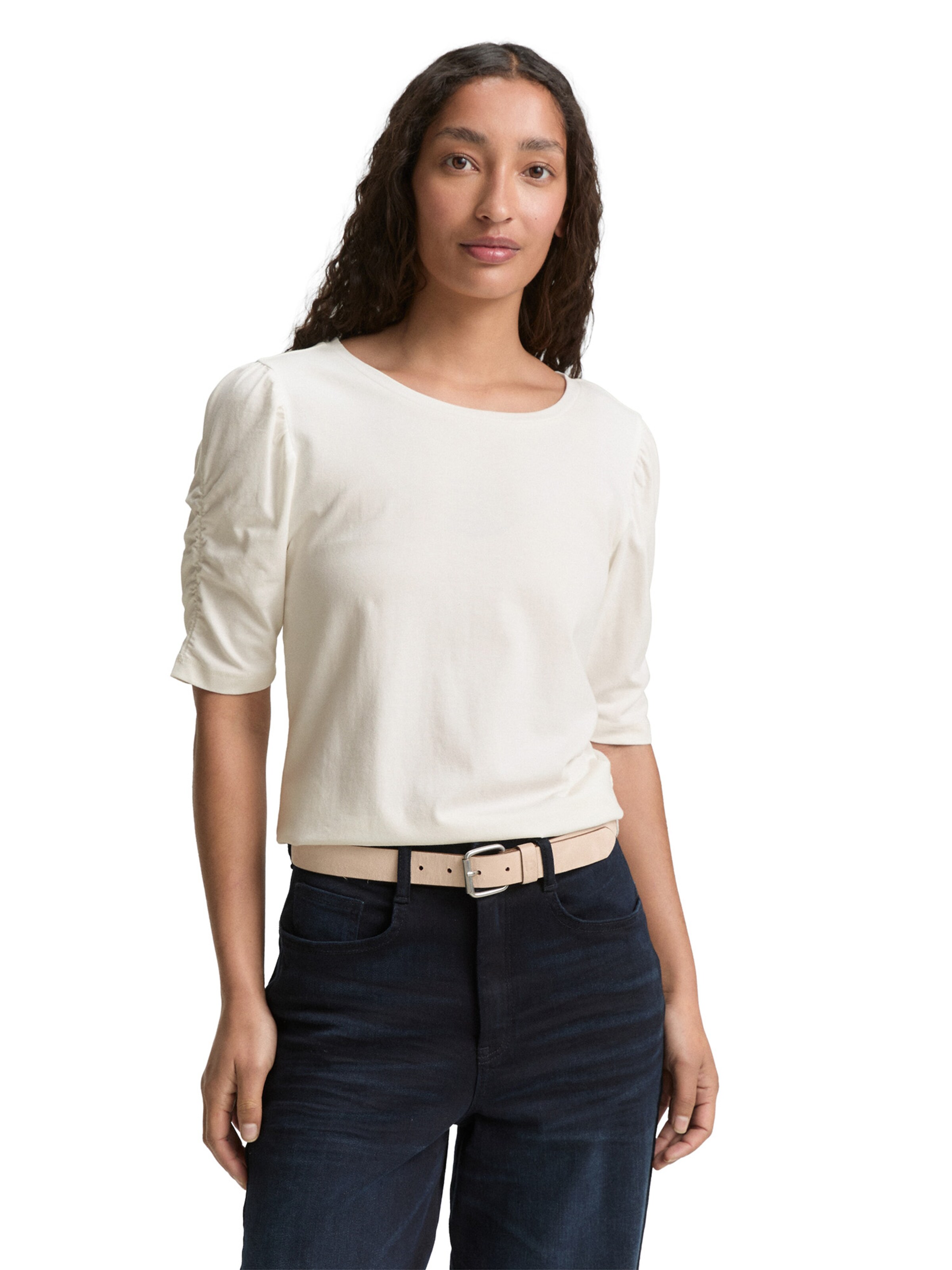 TOM TAILOR Paita värissä valkoinen: etupuoli