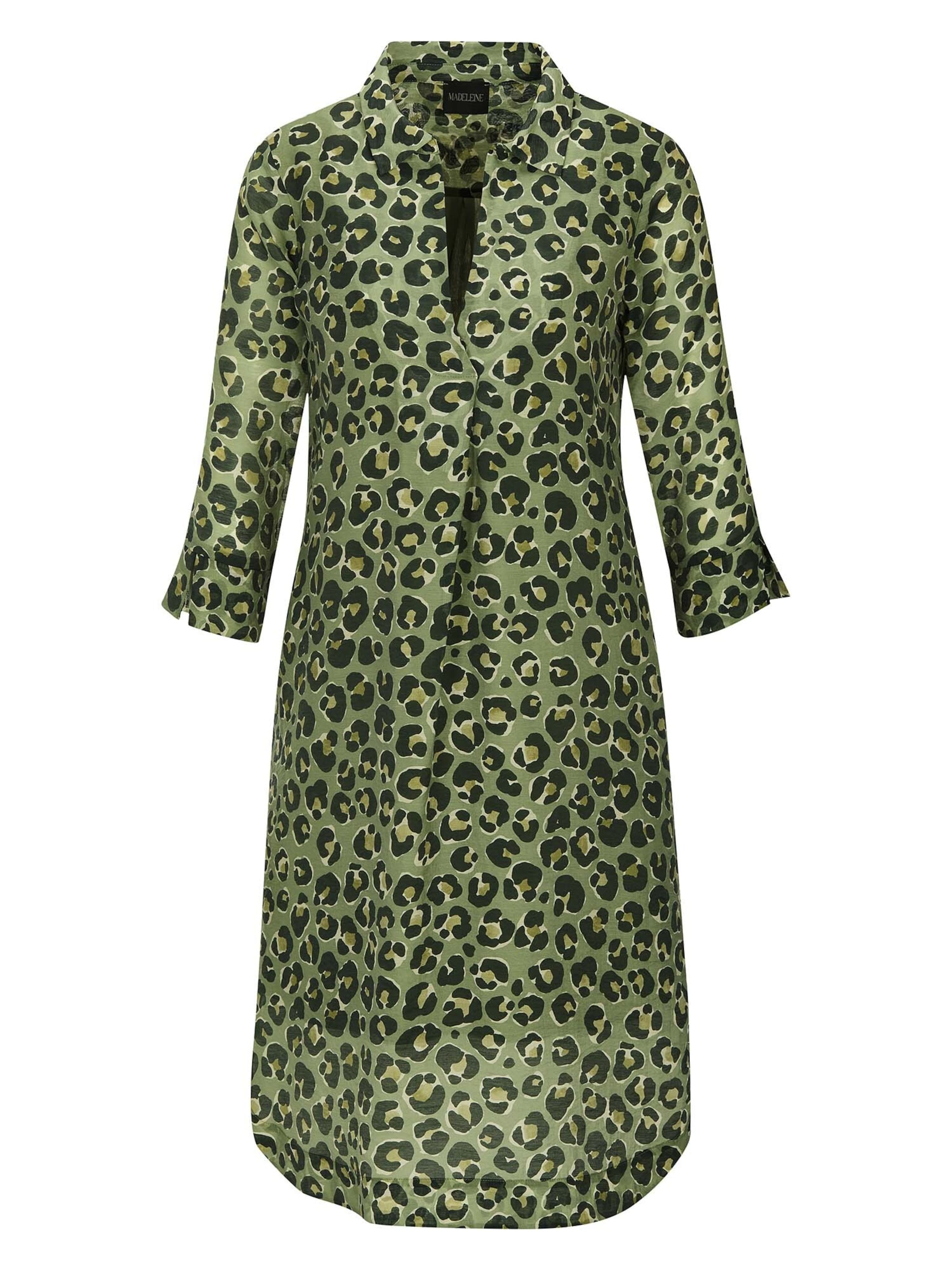 MADELEINE Jurk in Groen: voorkant